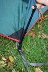 Система быстрой фиксации и регулировки натяжения тента палатки Alexika