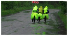 Чехол отлично защищает велорюкзак Пик от дождя: превью