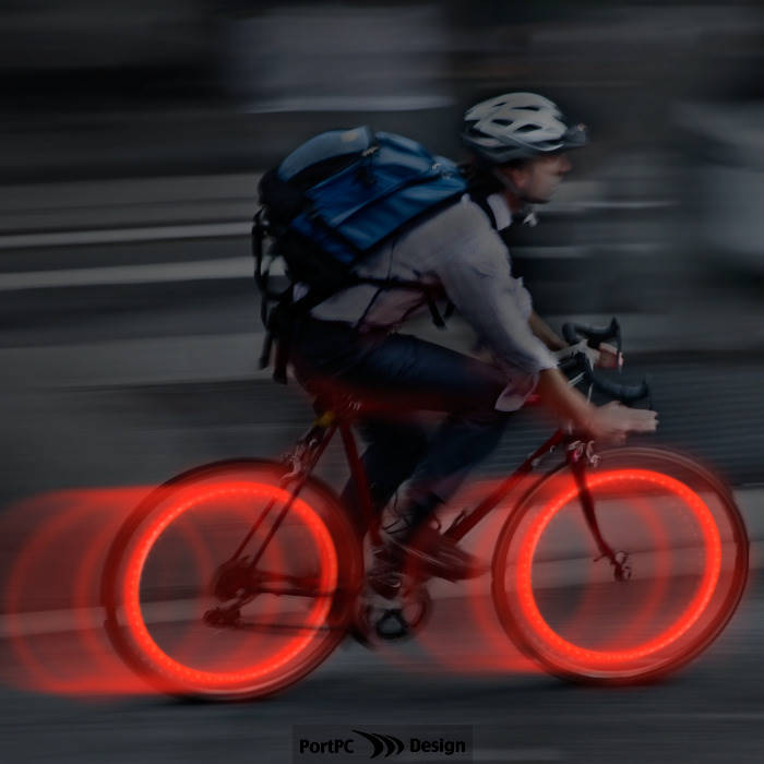 Светящиеся колеса на детский велосипед